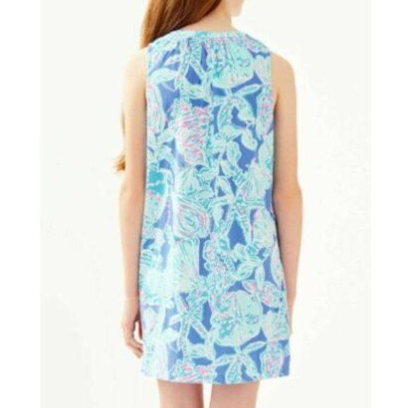 Lilly Pulitzer Mini Essie dress Blue Haven Into the Deep Size M (6-7) & L NWT - Picture 5 of 14